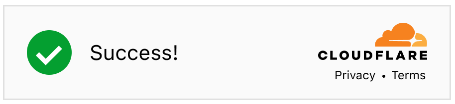 Cloudflare Turnstile Verification